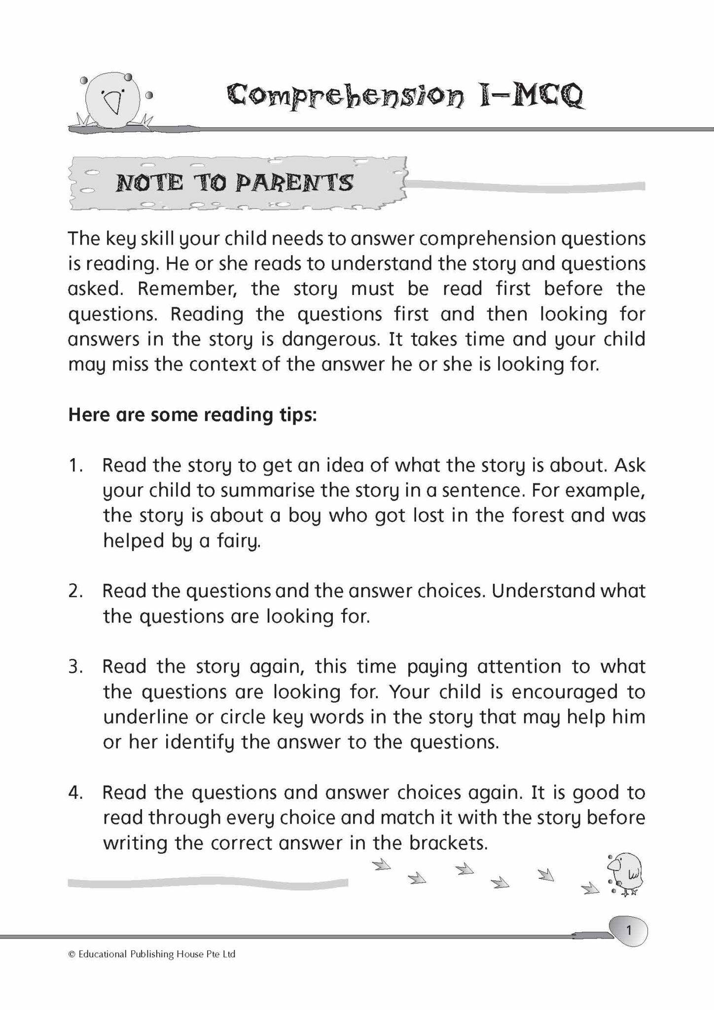 Comprehension & Composition for Kindergarten – EPH