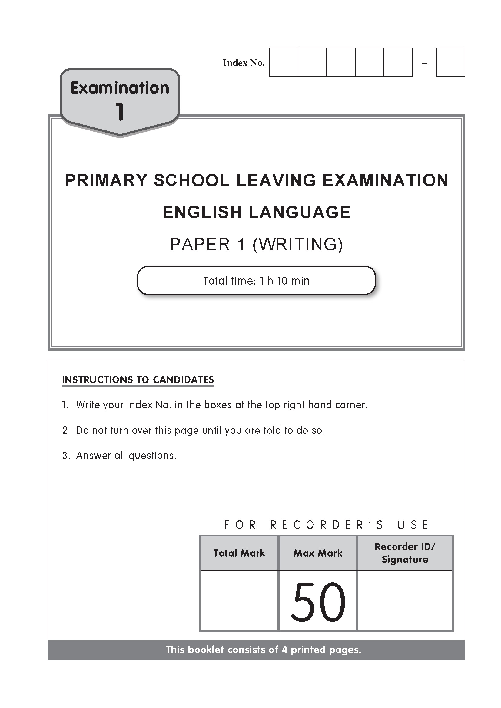 PSLE English Exam Package: Papers 1-4 QR - Image 3